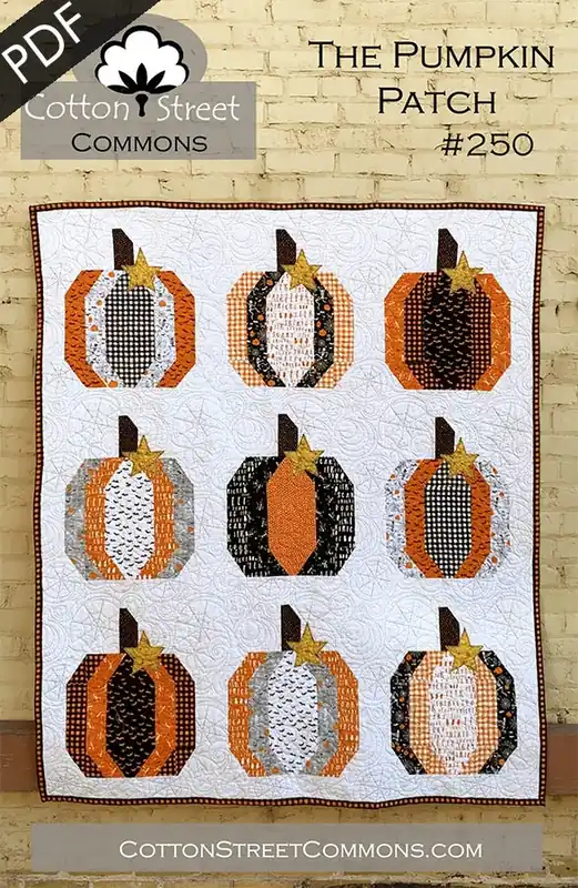 Top Pick Pumpkin Patch Downloadable PDF Quilt Pattern | Cotton Street Commons