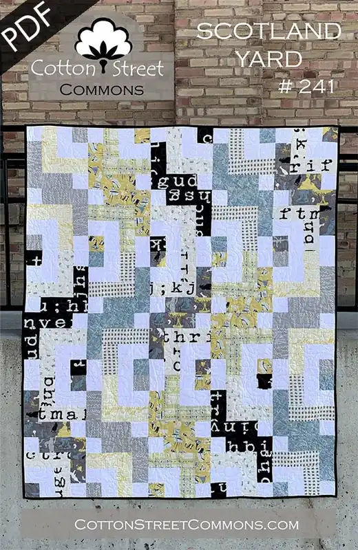 Scotland Yard Downloadable PDF Quilt Pattern | Cotton Street Commons Hot Picks