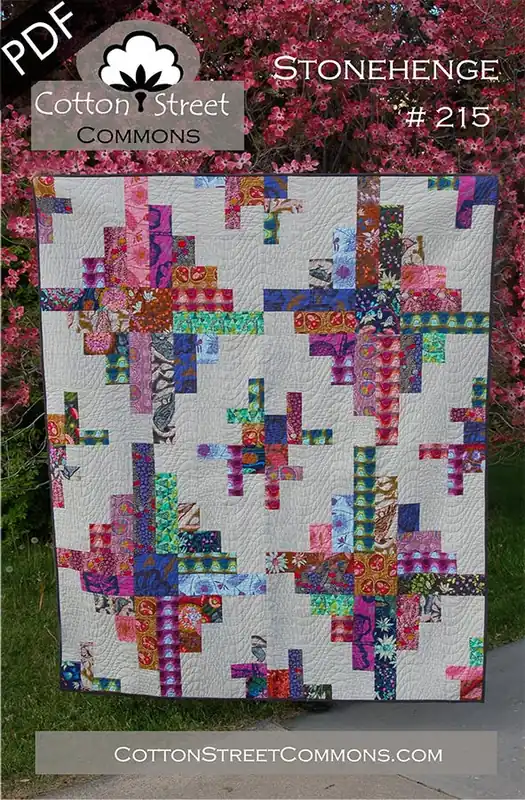 Hassle-Free Returns Stonehenge Downloadable PDF Quilt Pattern | Cotton Street Commons