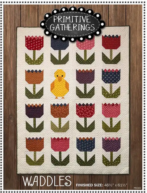 Direct From Factory Waddles Quilt Pattern | Primitive Gatherings #PRI-842