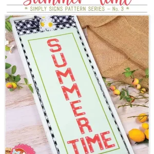 Summer Time Simply Signs Cross Stitch Pattern | It's Sew Emma #ISE-4005 Markdown