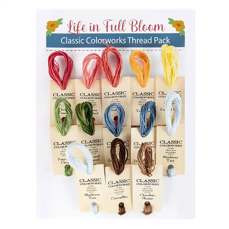 Life in Full Bloom Classic Colorworks Thread Pack | Classic Colorworks One Day Deal