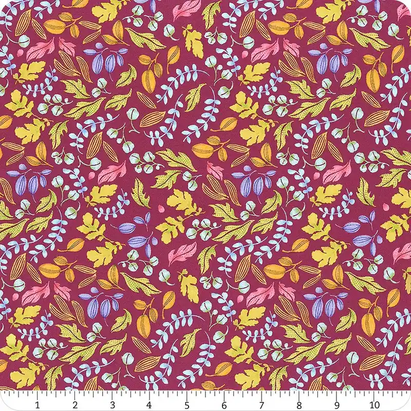 Wild Blossoms Berry Leafy World Yardage | SKU# 48736-22 One Day Deal