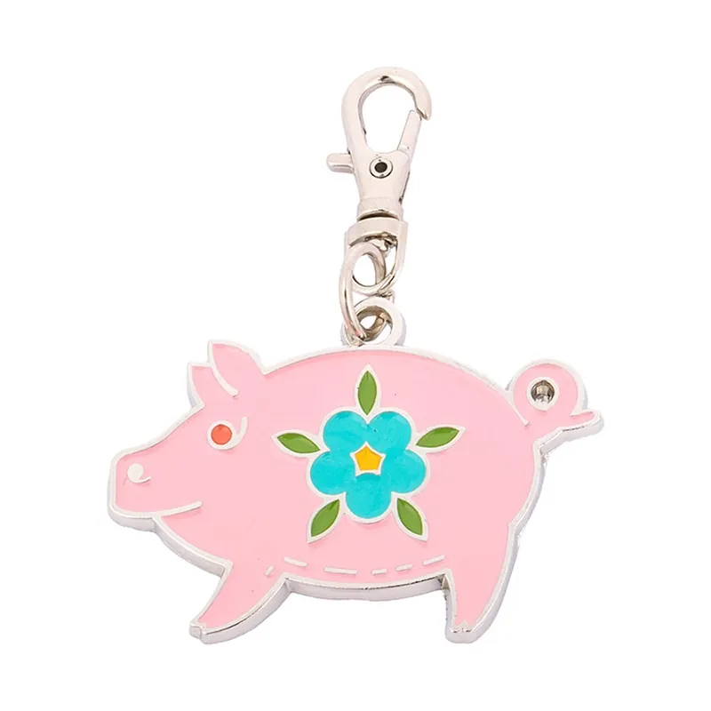 Money Back Guarantee Mercantile Piggy Enamel Happy Charm | Lori Holt of Bee in my Bonnet #ST-34014