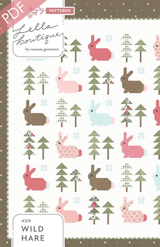 Super Sale Wild Hare Downloadable PDF Quilt Pattern | Lella Boutique