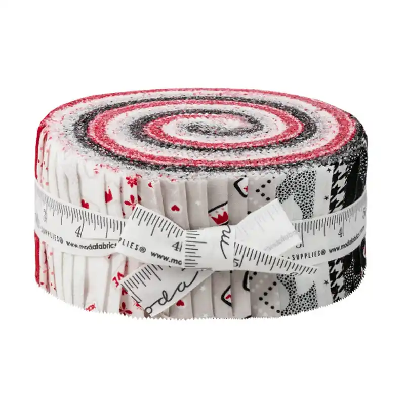 XOXO Jelly Roll | April Rosenthal for Moda Fabrics While Supplies Last