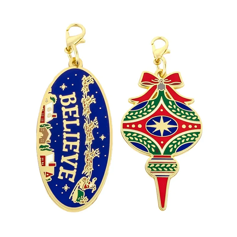 Set of Two Believe & Ornament Sew Cute Zipper Charms | Cathe Holden for Moda #CH127 Flash Sale