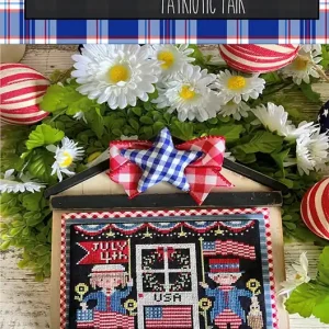 Wholesale Patriotic Pair aDOORables Cross Stitch Pattern | Stitching with the Housewives