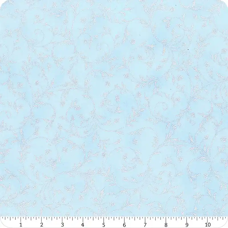 Holiday Flourish Snow Flower Sky Holly Yardage | SKU# 21600-63 Bargain