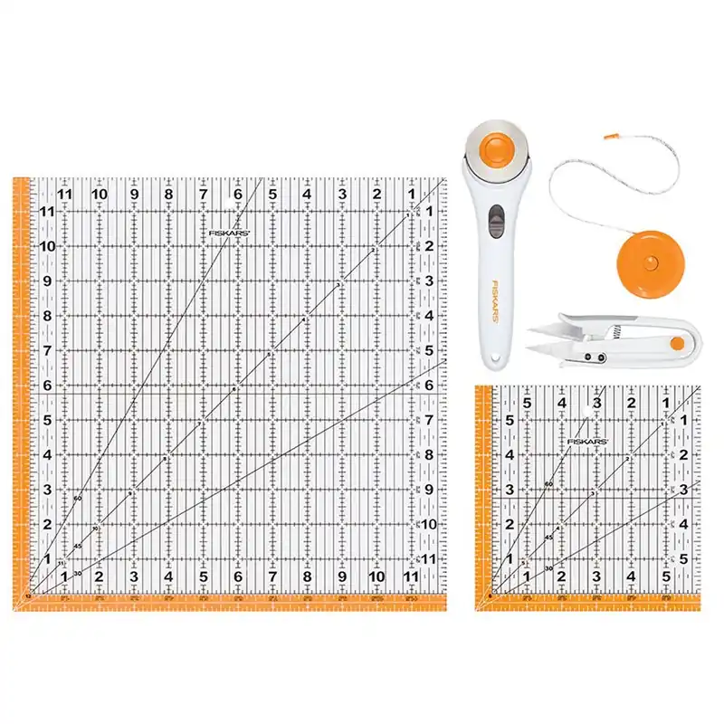 Worldwide Shipping Fiskars 5 Piece Quilting Essentials Set | Fiskars #154320