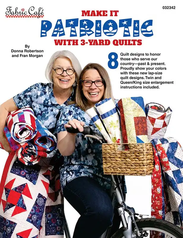 Super Sale Make It Patriotic with 3 Yard Quilts Booklet | Fabric Cafe #FC-032342