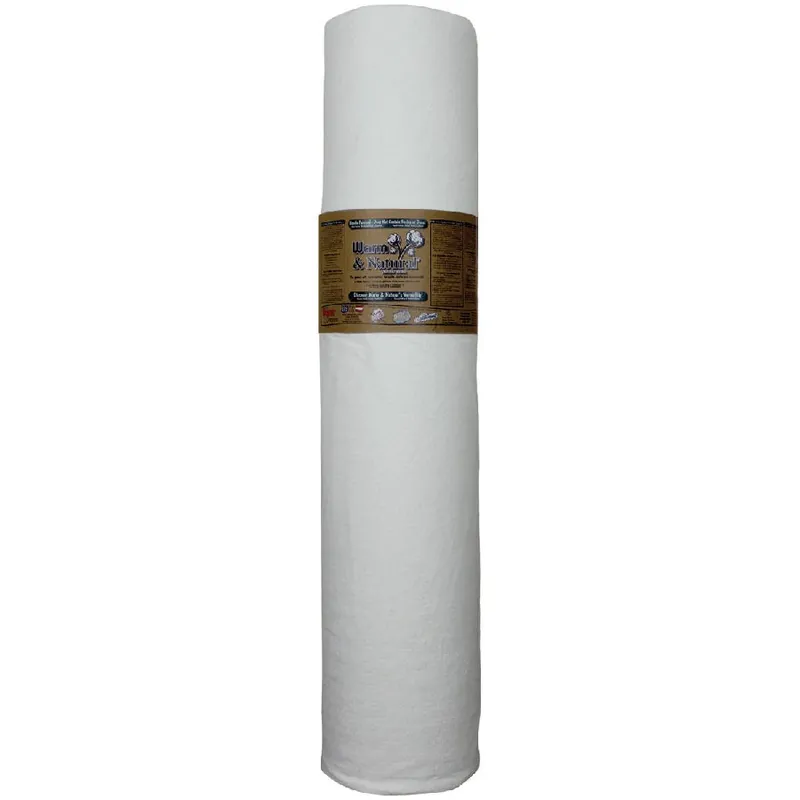 Weekend Sale Warm & Natural 124" x 30 Yard Bolt Quilt Batting | The Warm Company #2151