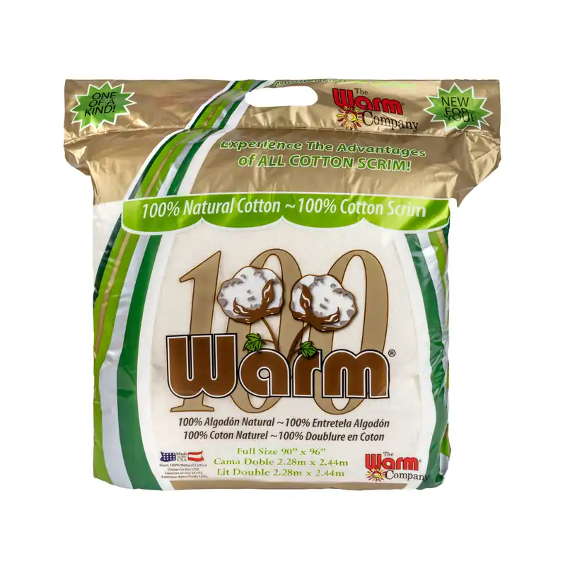 Warm 100 Cotton Full Quilt Batting | The Warm Company #W2624WN Fast Shipping