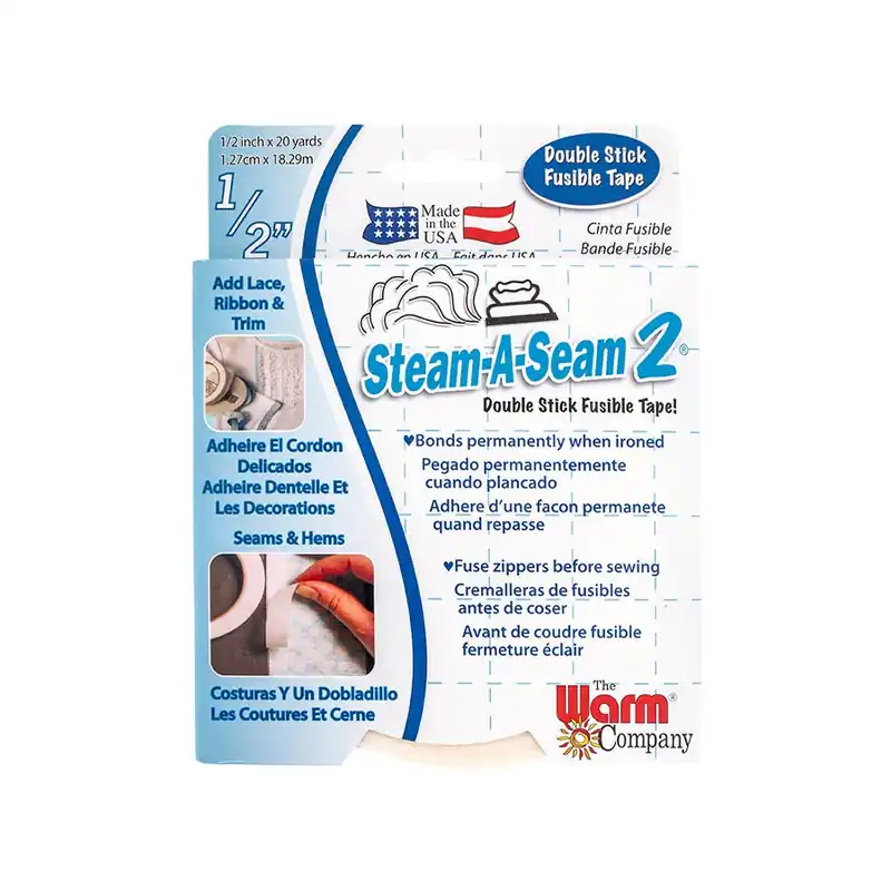 0.5" x 20 Yards Steam-A-Seam 2 Fusible Tape | The Warm Company #5510WNN Grab Now