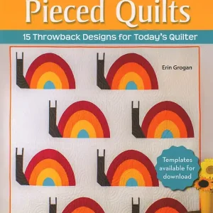 Retro Curved Pieced Quilts Book | Erin Grogan #034-5 Warranty Included