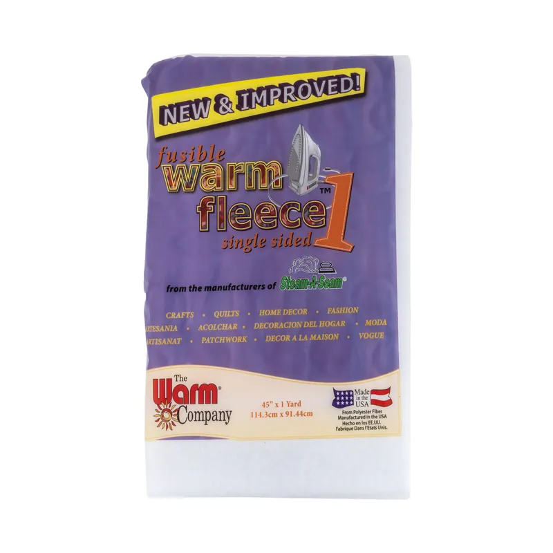 Get Yours Fusible Warm Fleece One Single Sided Batting | The Warm Company #W1881WN