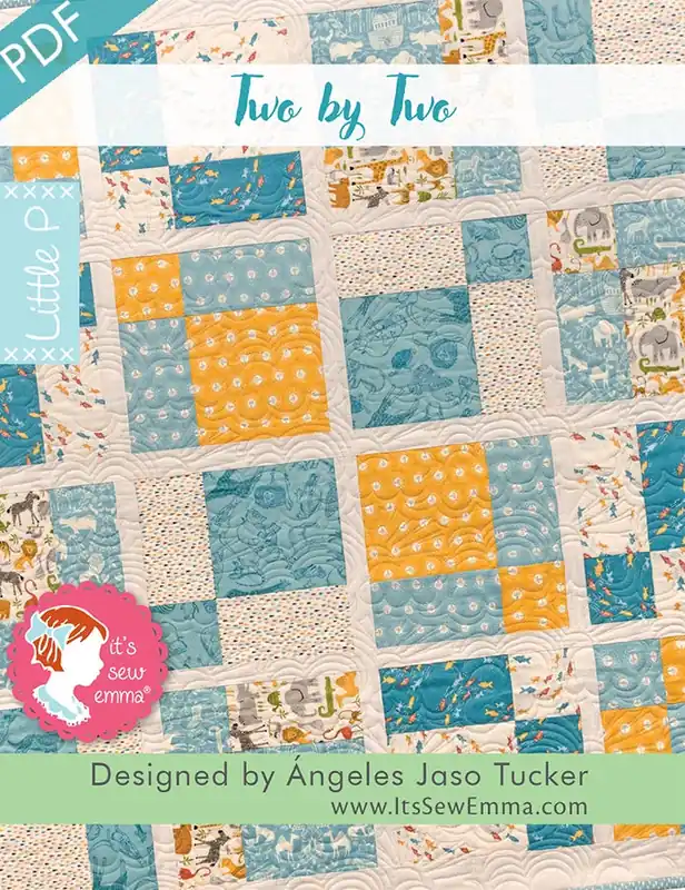 Two by Two Downloadable PDF Quilt Pattern | It's Sew Emma Little P Certified