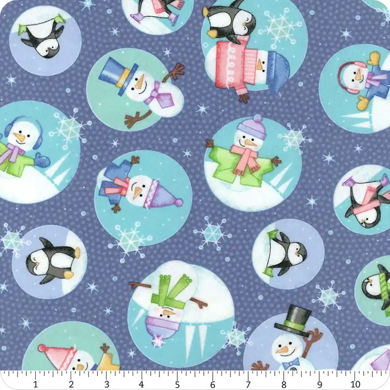 Worldwide Shipping Feelin' Frosty Flannel Wintry Party at the Pole Yardage | SKU# F10297-45