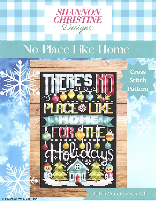 No Place Like Home Cross Stitch Pattern | Shannon Christine Designs Premium