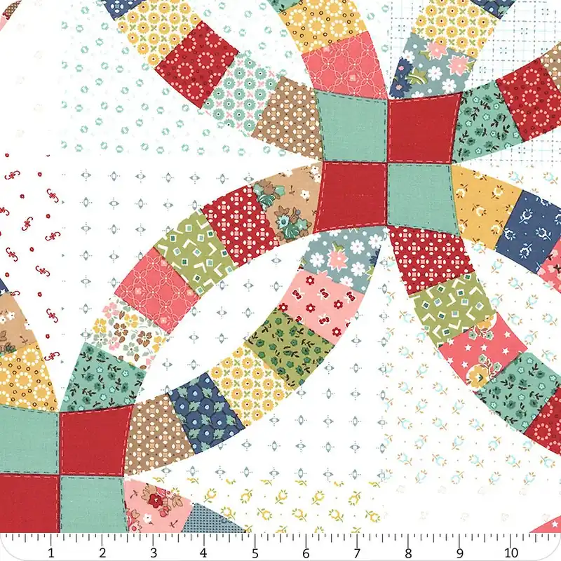 Home Town Wedding Cheater Print Yardage | SKU# CH13600-WEDDING Exclusive