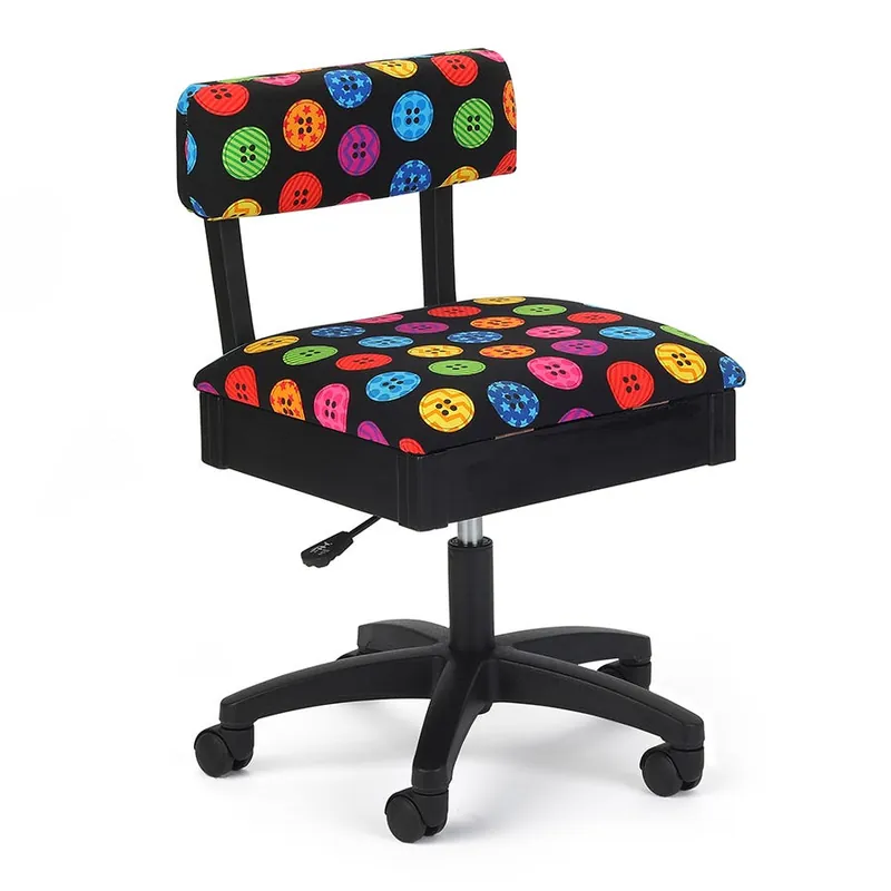 Arrow Buttons Hydraulic Sewing Chair | Arrow Sewing #H8013 Certified