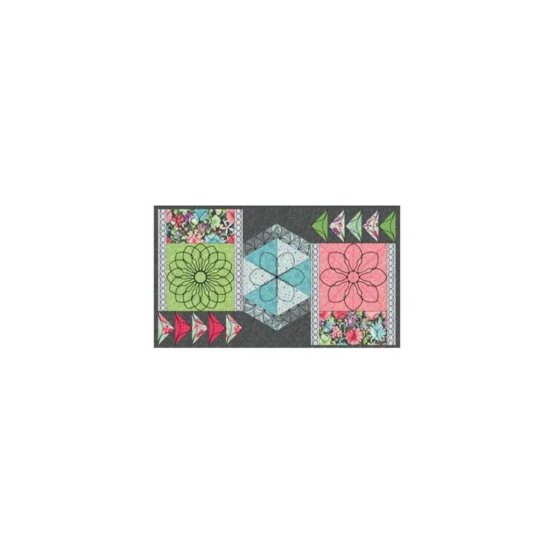 Four Piece Low Shank Template Set for Meadow Dance Beautiful Borders | Westalee Design for Sew Steady #WT-MDBBSET-LS Buy Online