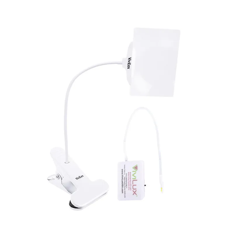 ViviLux 3x Optical Grade Magnifier with Detachable Wide Mouth Clip and Extended Length LED Craft Light | ViviLux #VLMCCL01 New Release