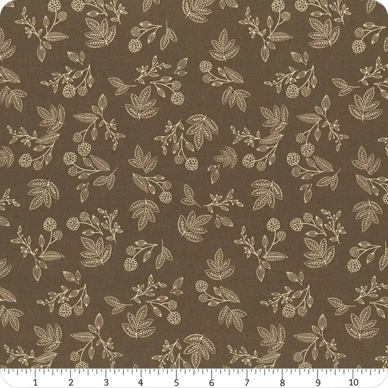 Shades of Autumn Brown Sprigs Yardage | SKU# C13474-BROWN Best Seller