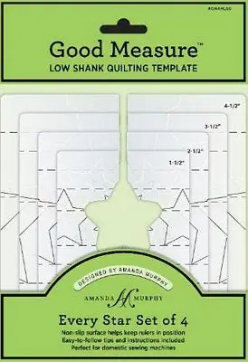 Low Shank Every Star Set Quilting Templates | Amanda Murphy for Good Measure #GMAMLSS Top Pick