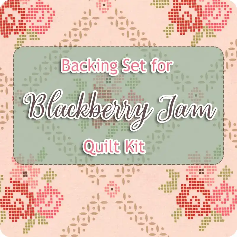 Limited Offer Backing Set for Blackberry Jam Quilt Kit | 2.125 yards of (108" Wide) SKU# WB14408-PINKS