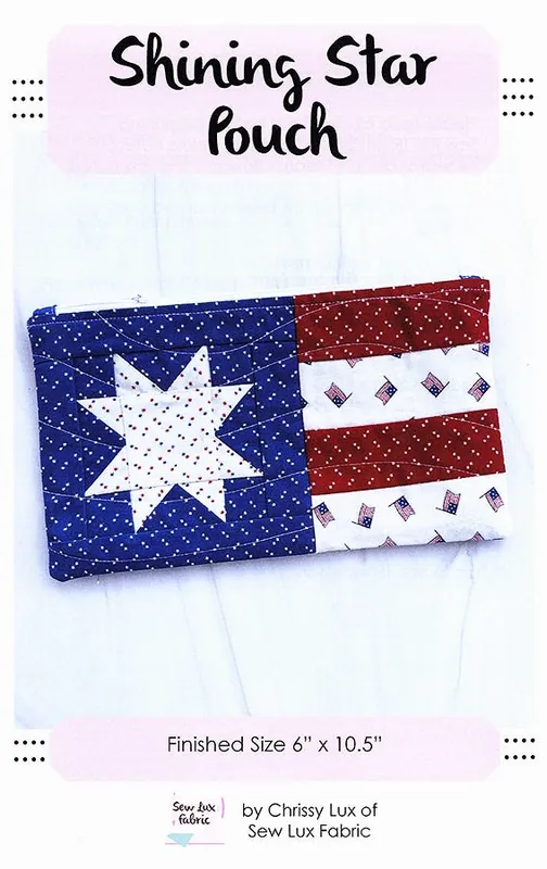 New Arrival Shining Star Pouch Sewing Pattern | Sew Lux Fabric #SLF-2261