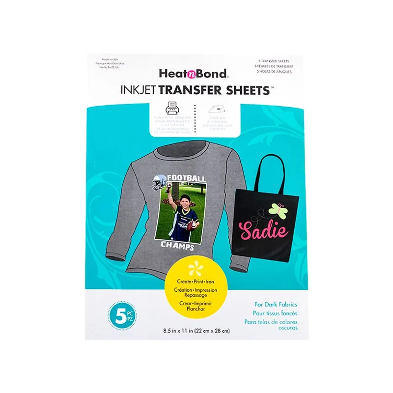 Holiday Sale 8.5" x 11" Heat n Bond Dark Inkjet Transfer Sheets | Therm-O-Web #3368