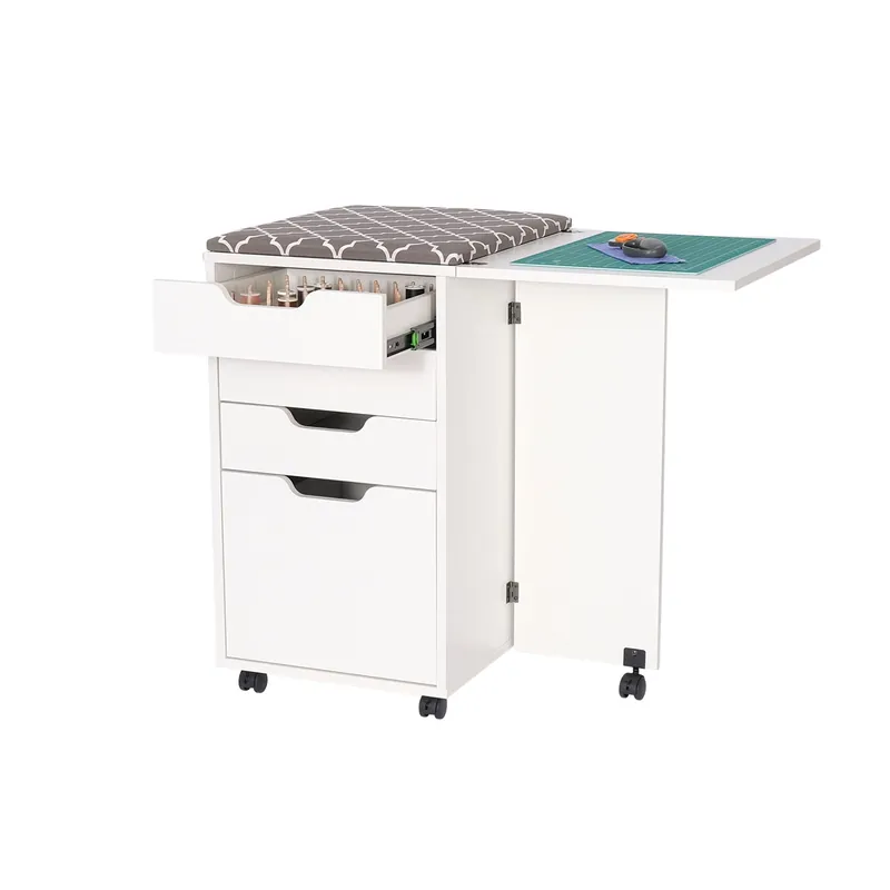 Best Seller Ash White Kiwi Storage Cabinet | Kangaroo Sewing Furniture #K7111