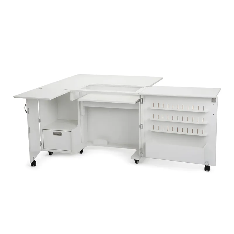 Ash White Wallaby Sewing Cabinet | Kangaroo Sewing Furniture #K8411 Direct From Factory