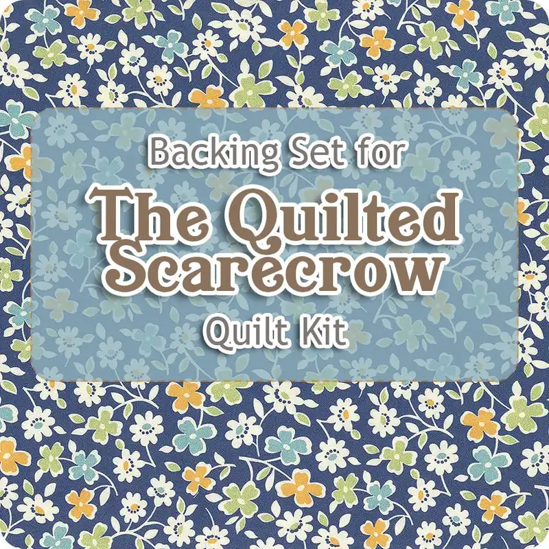Top Rated Backing Set for The Quilted Scarecrow Quilt Kit | 2.625 yards of (108" Wide) SKU# WB14672-DENIM