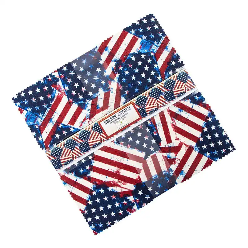 Weekend Sale Hearts' Anthem 10 Karat Crystal | Stephanie Marrott for Wilmington Prints