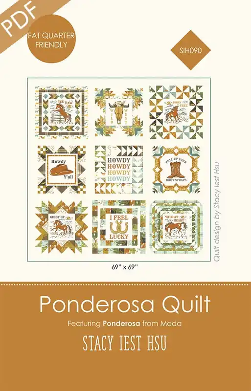 Budget Ponderosa Downloadable PDF Quilt Pattern | Stacy Iest Hsu