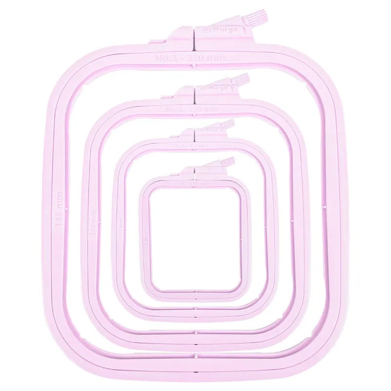 Set of Four Pastel Lilac Plastic Embroidery Hoops | Nurge #Set-PLilac Cheap