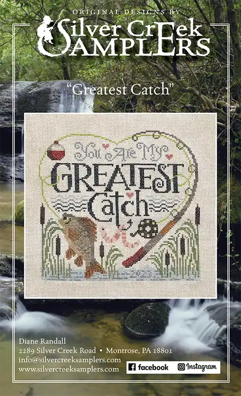 Greatest Catch Cross Stitch Pattern | Silver Creek Samplers Limited Offer