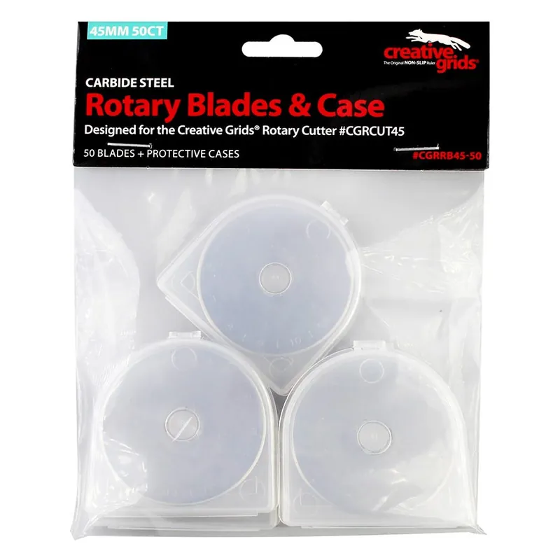 Direct From Manufacturer Creative Grids 50 Pack 45mm Rotary Blade | Creative Grids #CGRRB45-50
