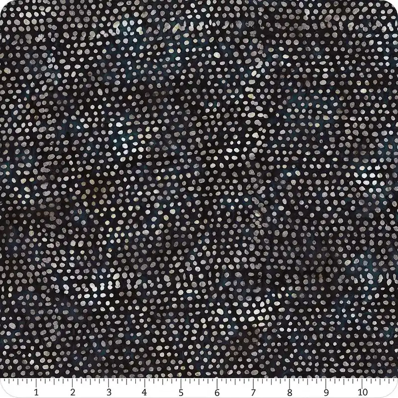 Natural Beauty Batiks Midnight Dots Yardage | SKU# U2507-128 Weekend Sale