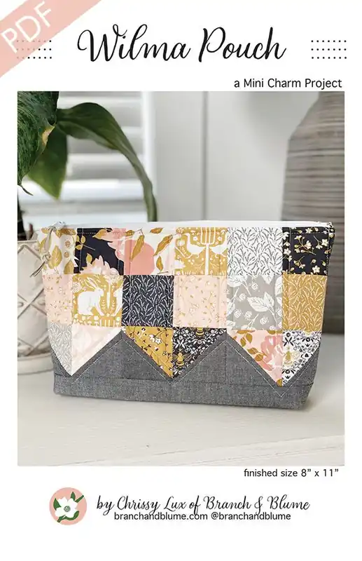 Hot Deal Wilma Pouch Downloadable PDF Sewing Pattern | Branch & Blume