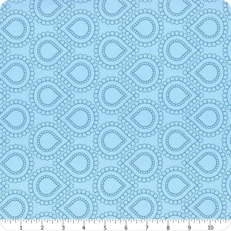 Rainbow Sherbet Blue Moon Beaded Lotus Yardage | SKU# 45021-22 Special Offer