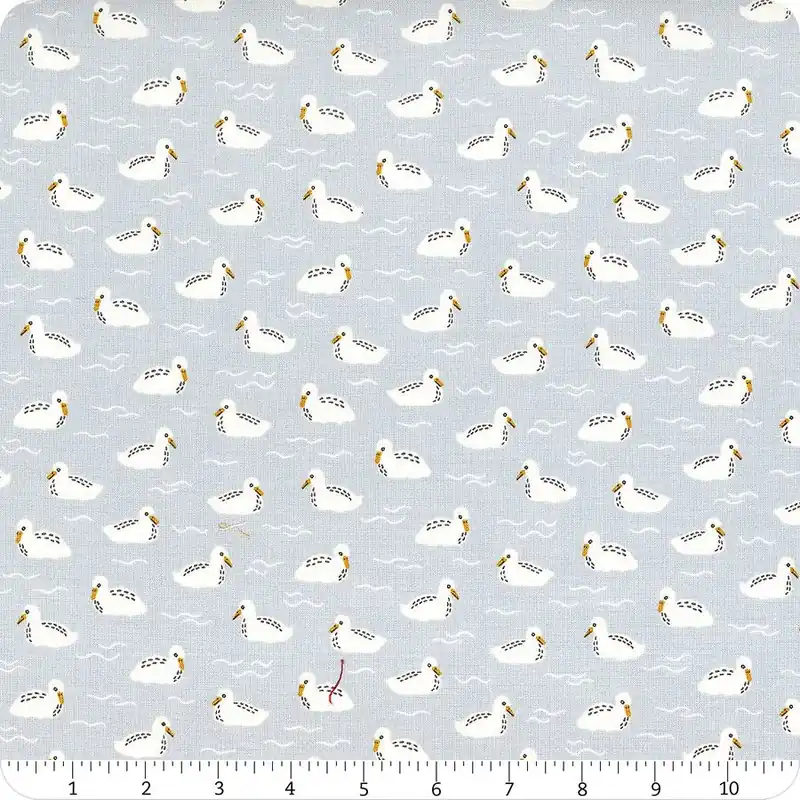 Little Swan Sky Baby Swans Yardage | SKU# C13746-SKY Premium