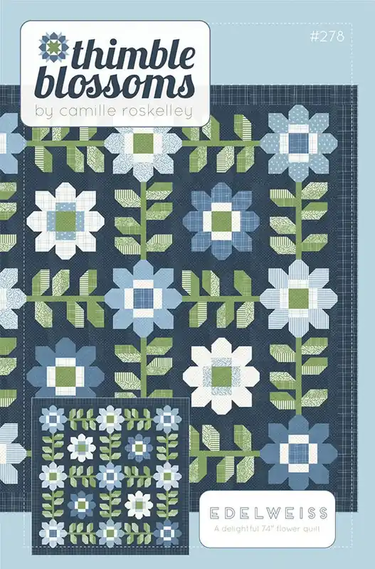 Viral Edelweiss Quilt Pattern | Thimble Blossoms #TB-278