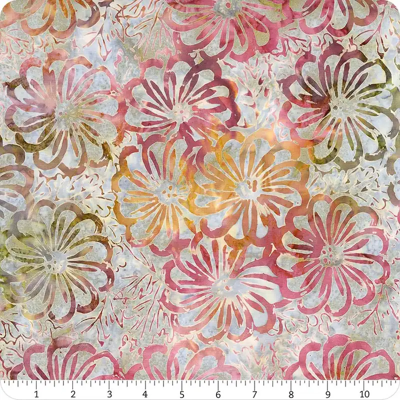 Pansy Tonga Batiks Bouquet Packed Blooms Yardage | SKU# B4876-BOUQUET Sale