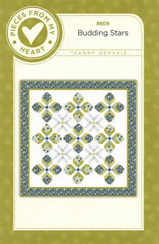 Buy Online Budding Stars Quilt Pattern | Pieces From My Heart #P157-BUDDINGSTARS