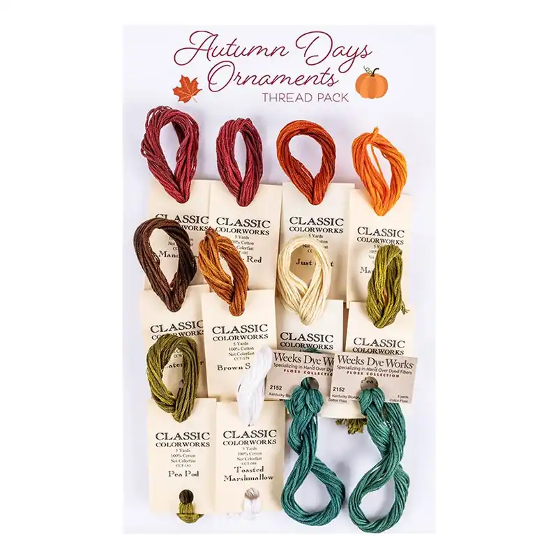 Autumn Days Ornaments Thread Pack | Fat Quarter Shop Exclusive Crafted