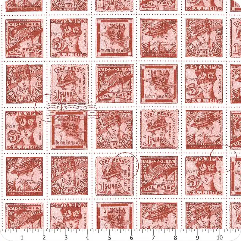 Best Choice Sew Journal Red Fashion Post Yardage | SKU# C13895-RED
