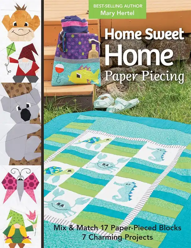 Cheap Home Sweet Home Paper Piecing Quilt Book | Mary Hertel #11550